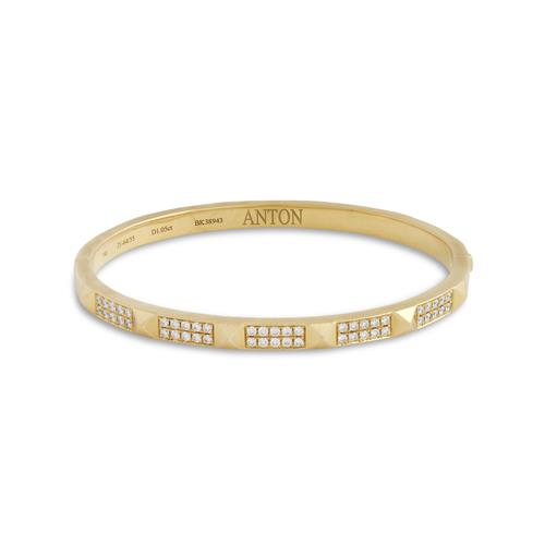 Anton, 18ct Gold And Diamond Bangle