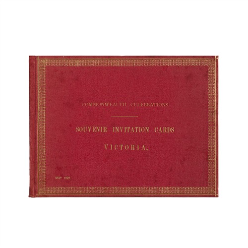 73 · [AUSTRALIAN COMMONWEALTH AND STATES], AUSTRALIAN FEDERATION COMMONWEALTH CELEBRATIONS – SOUVENIR INVITATION CARDS May 1901