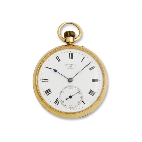 19 · ROTHERAMS LONDON AN 18CT GOLD OPENFACE POCKETWATCH CIRCA 1890