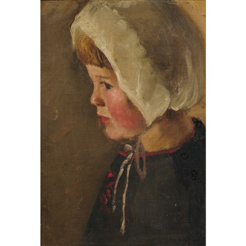 32 · AILEEN DENT (1890-1978) Priscilla oil on canvas laid on board 34 x 24cm