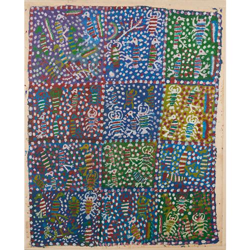 96 · WILLIE GUDUPI (1916-1996) (Language group: Alawa) Untitled 1995 synthetic polymer paint on canvas 115 x 94cm