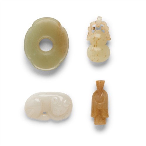 A Group Of Four Chinese Jade Carvings