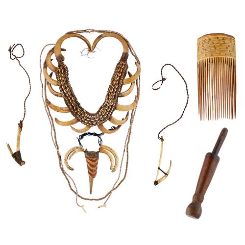 76 · A COLLECTION OF VARIOUS TRIBAL ARTEFACTS *CITES permit may be required for export