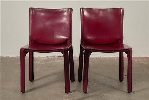 11 · MARIO BELLINI PAIR OF 'CAB 412' DINING CHAIRS FOR CASSINA