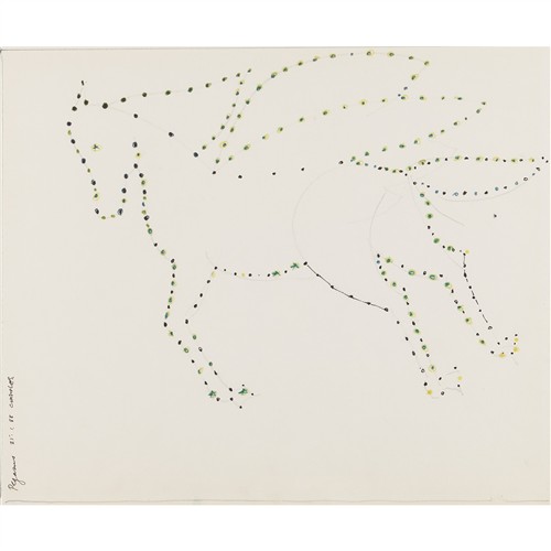 4 · CHARLES BLACKMAN (1928-2018) Constellation Pegasus 1988 mixed media on paper 45 x 37cm; 73 x 63cm (frame)