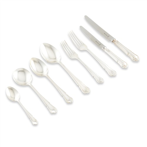 71 · A STERLING SILVER 'DUBARRY' PATTERN FLATWARE SERVICE Carr's of Sheffield Ltd, Sheffield, 1992 and 1993