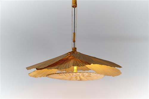 18 · INGO MAURER 'HANA I' CHANDELIER FROM THE UCHIWA SERIES FOR DESIGN M