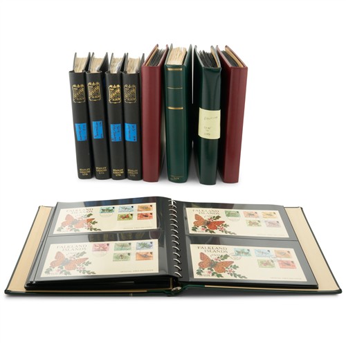 A Collection Of Commemorative Stamps In Nine Albums, Including New Zealand 1967-84 In Four Vols, Falkland Islands 1980s, Ascension I