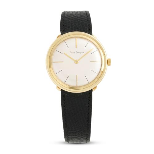 49 · GIRARD PERREGAUX 1966 REF 243 A 14CT GOLD WRIST WATCH 1960S