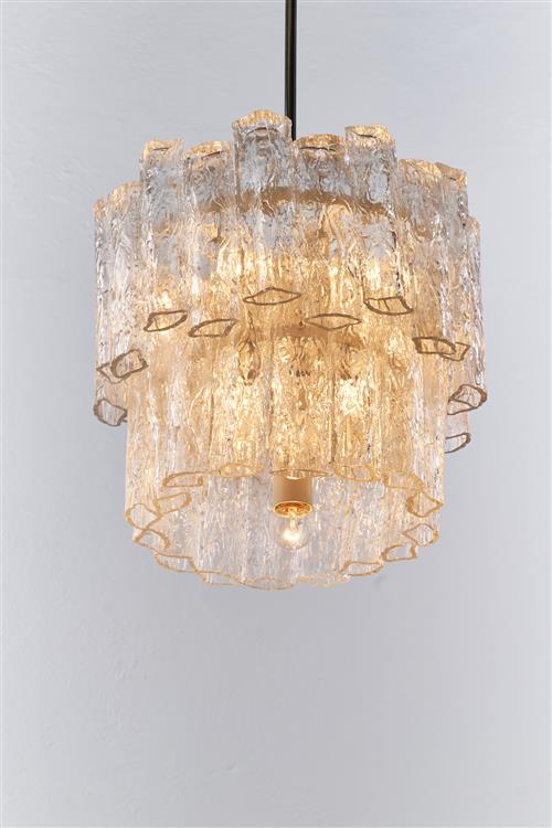 Murano Glass Chandelier By Toni Zuccheri For Venini