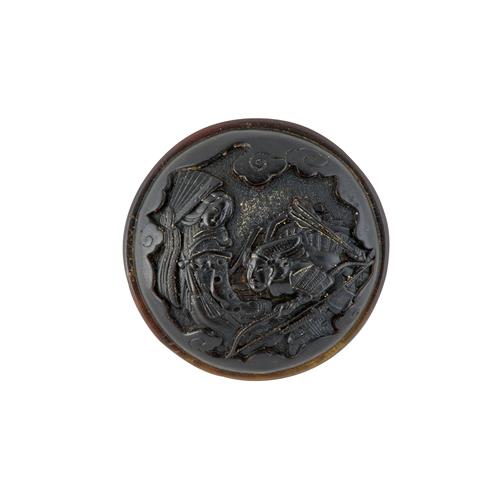 95 · A CARVED HORN NETSUKE *CITES permit may be required for export