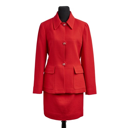 24 · CELINE, VINTAGE JACKET AND SKIRT SET