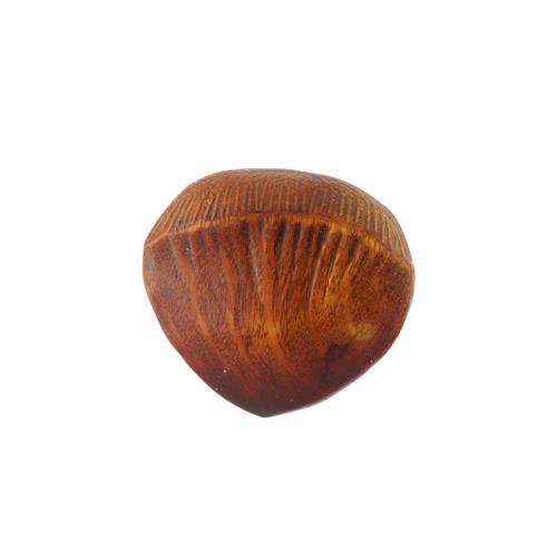 99 · A CARVED BOXWOOD NETSUKE DEPICTING A NATURALISTICALLY CARVED CHESTNUT