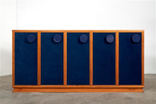 51 · ITALIAN UPHOLSTERED SIDEBOARD