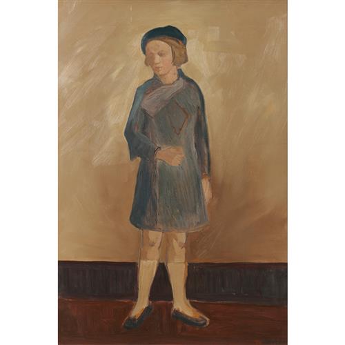 ROLAND WAKELIN (1887-1971) Portrait of his Daughter oil on board 77.5 x 52cm