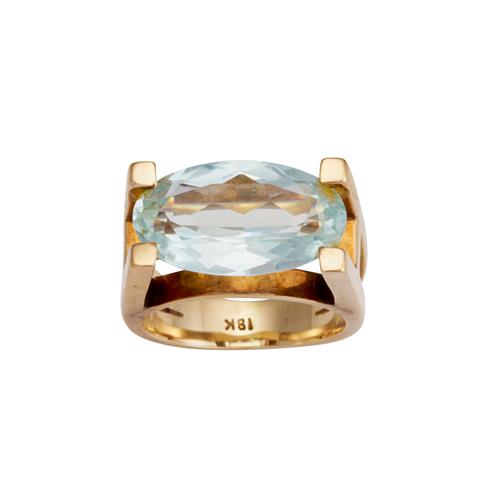 55 · AQUAMARINE RING