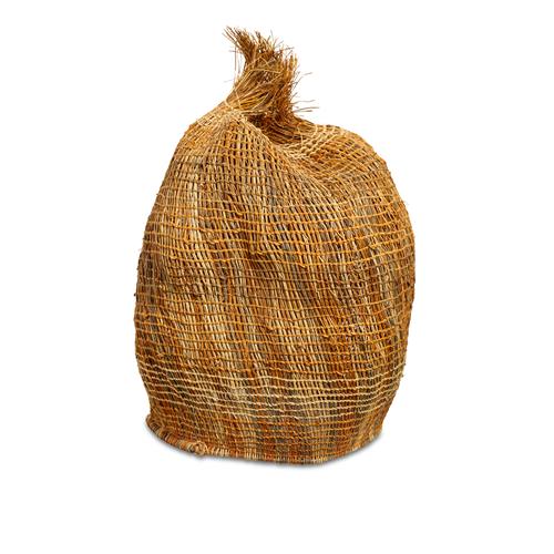 84 · BELINDA GUNYDJULMA (born 1946) (Language group: Mandhalpuy) Fish Trap 2009 pandanus natural fibres 60 x 45 x 45cm (irregular)