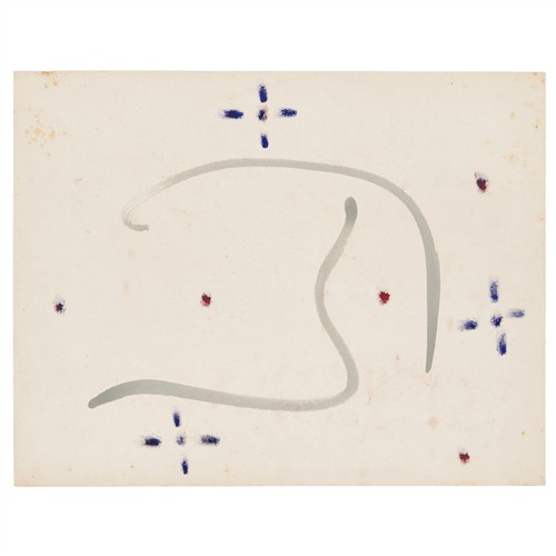 SIDNEY NOLAN (1917-1992) (Abstract) c.1937 mixed media on paper 44.5 x 57cm