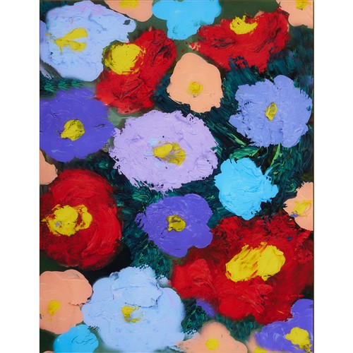 TV MOORE (born 1974) MR Flowers 2017 archival pigment ink-jet in unique frame 127 x 98cm (131.5 x 103cm framed)