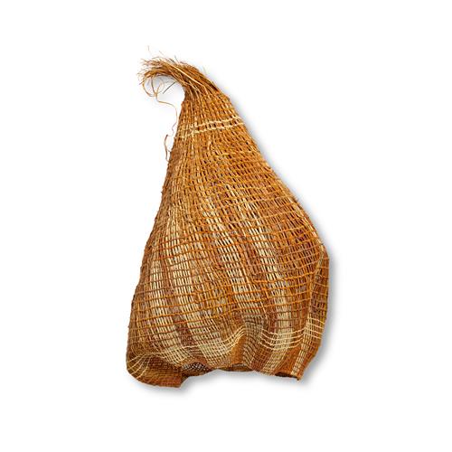 98 · MARY DHAPALANY (born 1950) (Language group: Mandhalpuy) Fish Trap 2009 pandanus natural fibres 68 x 44 x 44cm (irregular)