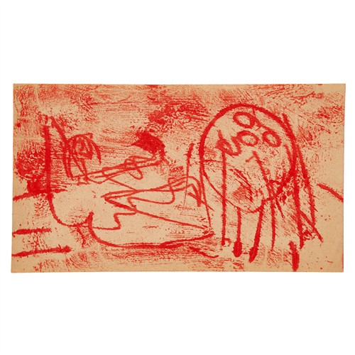 7 · SIDNEY NOLAN (1917-1992) (Beach) c.1940 transfer drawing on paper 10 x 18cm