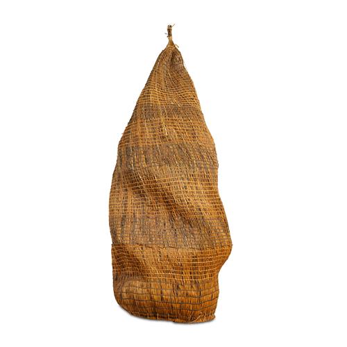 97 · ARTIST UNKNOWN A Pair of Fish Traps 2008 natural fibres (2) 126 x 48 x 48cm (irregular, largest)