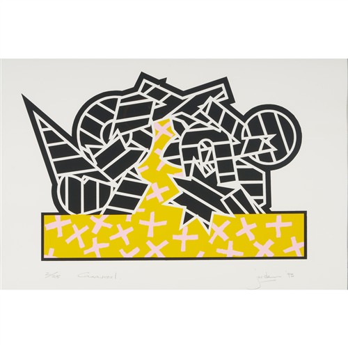 COL JORDAN (born 1935) Canaveral 1993 screenprint, ed. 2/25 43 x 64.5cm (65 x 87cm framed)