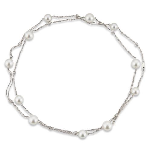 267 · KAILIS PEARL AND DIAMOND 'CONSTELLATION' NECKLACE