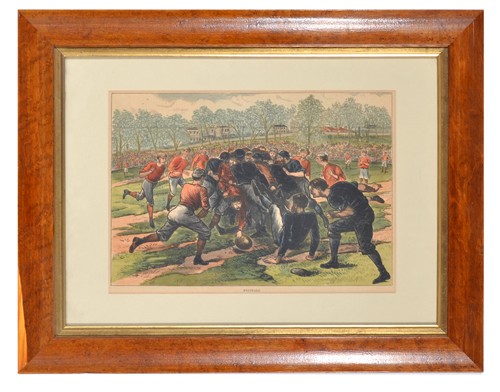 1001 · AN EARLY FOOTBALL ENGRAVING, 1875