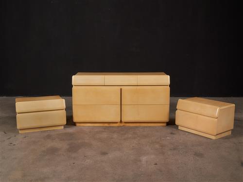 80 · ALDO TURA CHEST OF DRAWERS SET