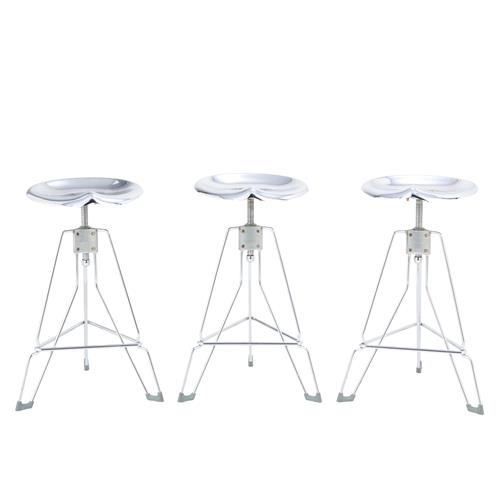 Yasu Sasamoto Three 'Clipper' Stools For Dulton & Co