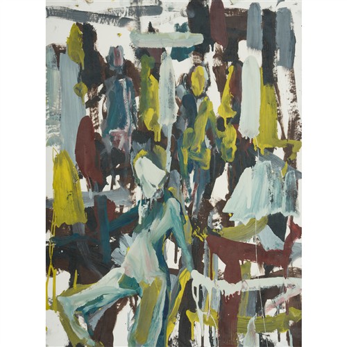 BRETT MCMAHON (born 1966) Untitled acrylic on paper 85 x 65cm (77 x 56.5cm framed)