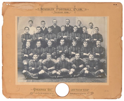 1005 · A 1908 PHOTOGRAPH OF BEVERLEY FOOTBALL CLUB