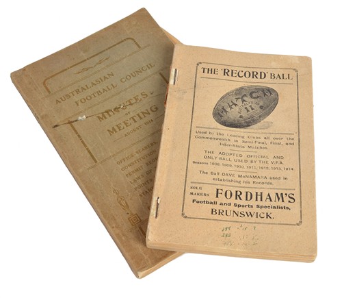 1006 · AUSTRALIAN FOOTBALL COUNCIL MINUTES OF MEETING, AUGUST 1914