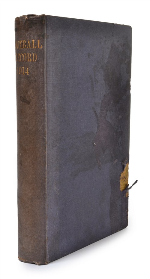 1007 · RARE BOUND EDITIONS OF 'THE FOOTBALL RECORD', 1914