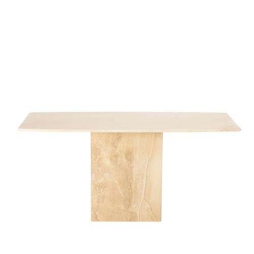 Travertine Console Table