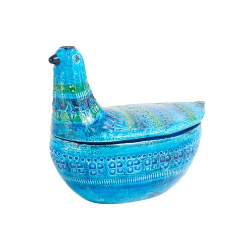 Aldo Londi Lidded Bird Vessel For Bitossi