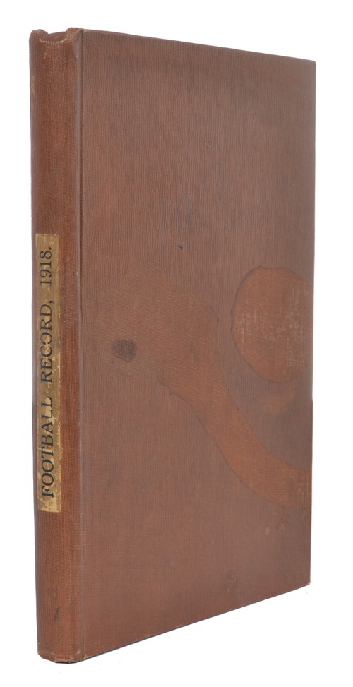 1011 · BOUND EDITIONS OF 'THE FOOTBALL RECORD', 1918