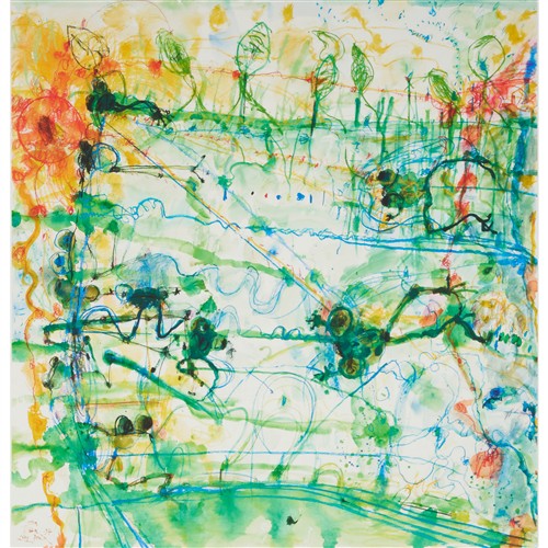 JOHN OLSEN (1928-2023) Frog Pond archival pigment print, A/P 50 x 45cm (66 x 61cm framed)