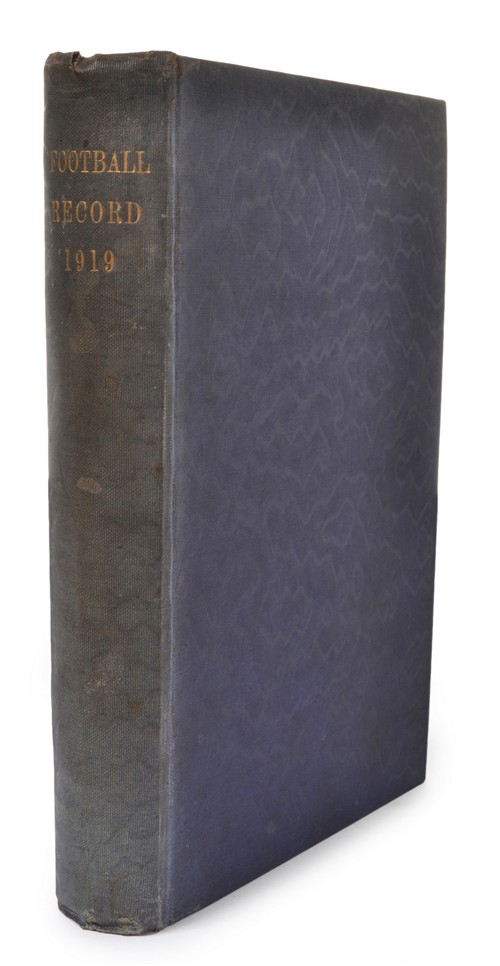 1012 · BOUND EDITIONS OF 'THE FOOTBALL RECORD', 1919