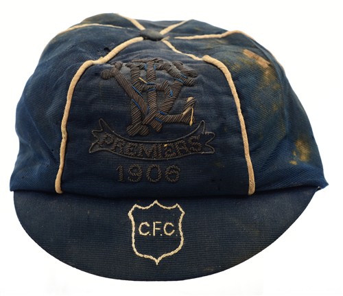 1013 · A RARE 1906 CARLTON PREMIERSHIP CAP