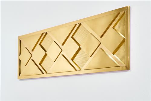 93 · VINTAGE BRASS WALL PANEL