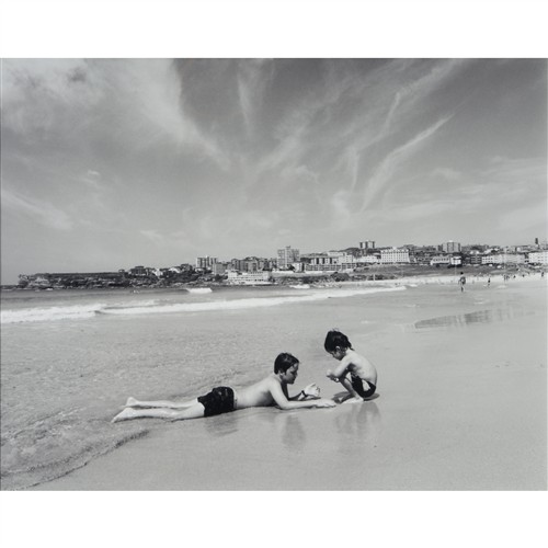 JON LEWIS (1950-2020) Brothers 1987 black and white photograph 36 x 46cm (58 x 66cm framed)