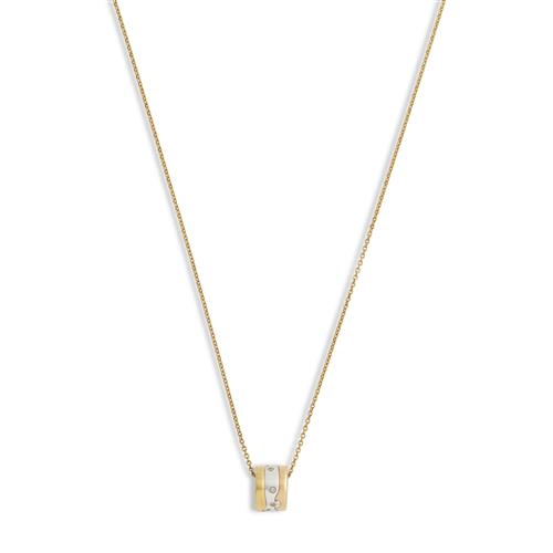 Georg Jensen, 18ct Multi-Tone Gold And Diamond Fusion Necklace