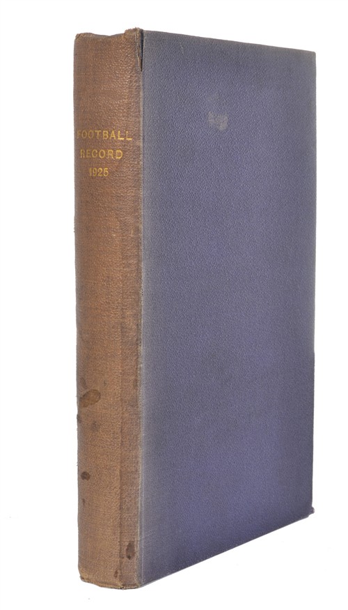 1025 · BOUND EDITIONS OF 'THE FOOTBALL RECORD', 1925