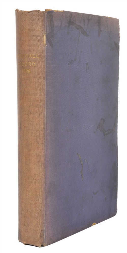 1026 · BOUND EDITIONS OF 'THE FOOTBALL RECORD', 1926