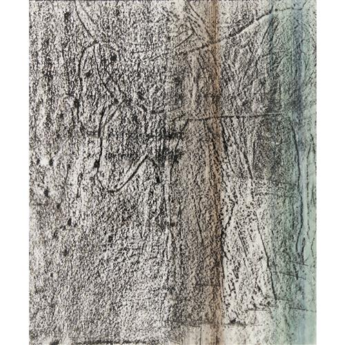 51 · SIDNEY NOLAN (1917-1992) (Rams) c.1958 mixed media and crayon rubbing on paper 30.5 x 25.5cm