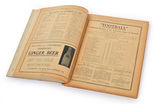 1029 · BOUND EDITIONS OF 'FOOTBALL: THE OFFICIAL JOURNAL OF THE VICTORIAN FOOTBALL LEAGUE', 1931