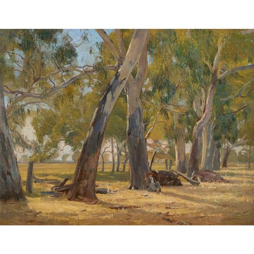 WILL ASHTON (1881-1963) (Figure in the Landscape) c.1928 oil on canvas 71 x 90.5cm