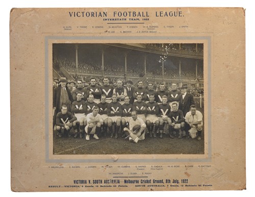 1032 · A 1922 VICTORIAN TEAM PHOTOGRAPH